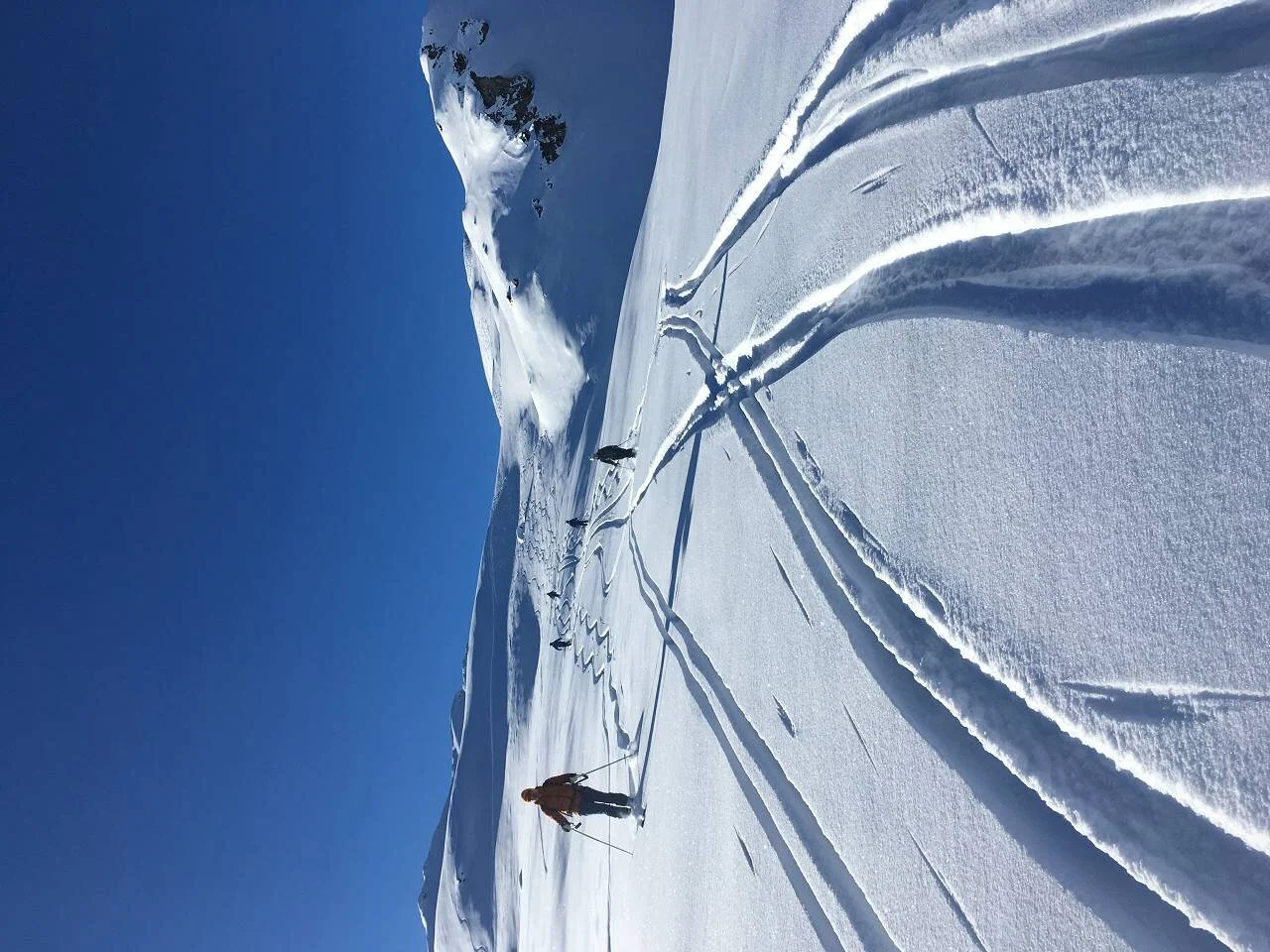 Pulverschnee und Gipfelwind | © DAV Wangen