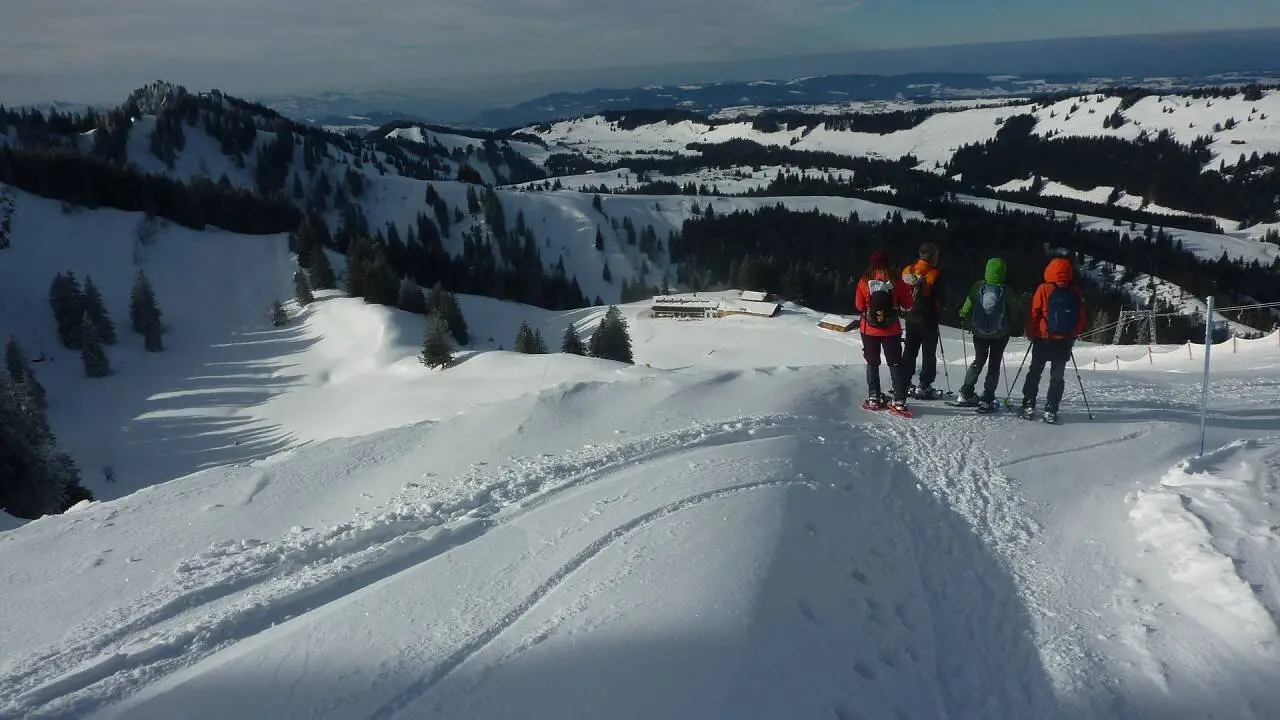 Falkenhütte unterhalb | © M. Bischofberger