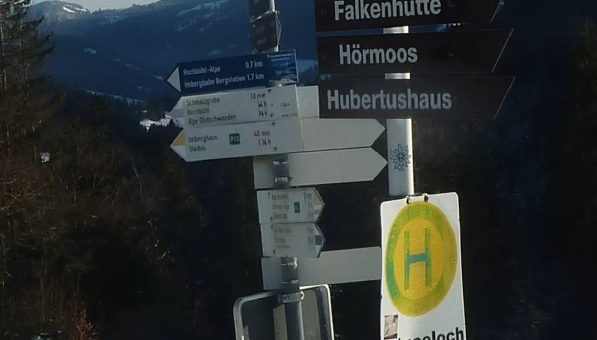 perfekt ausgeschildert | © M. Bischofberger