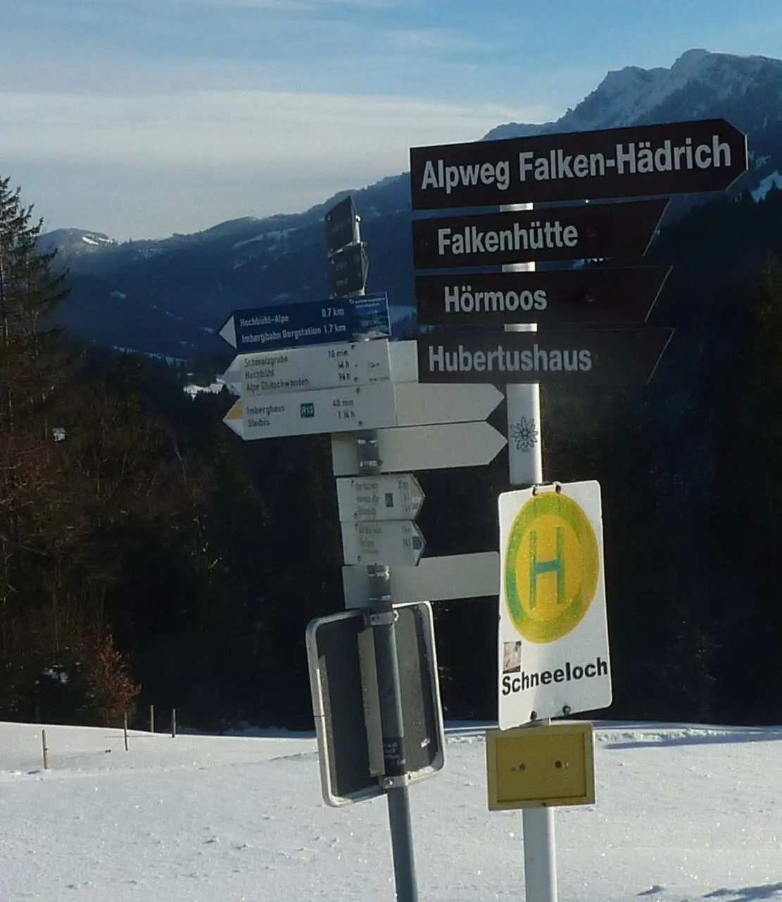 perfekt ausgeschildert | © M. Bischofberger