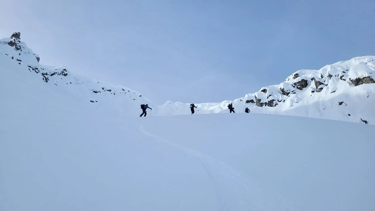 Skitouren-Grundkurs Wochenende in St. Antonien am Berghaus Alpenrösli | © DAV Wangen