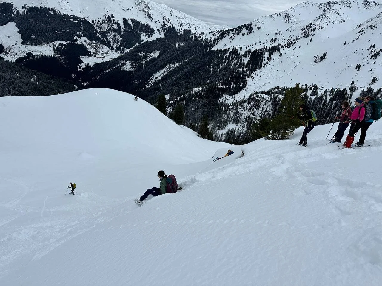  Mit Textilbremse ins Manzenkar hinab | © DAV Wangen