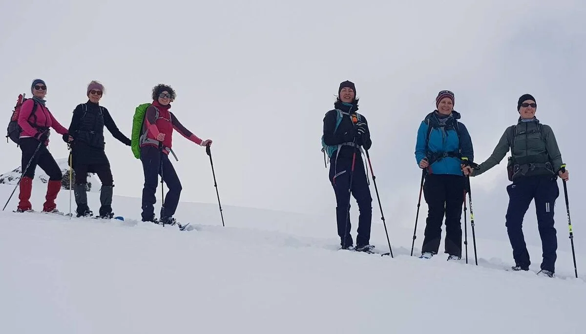 Sechs Frauen im Aufstieg | © DAV Wangen