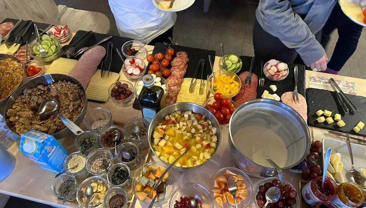 Leckeres Fruehstuecksbuffet | © DAV Wangen