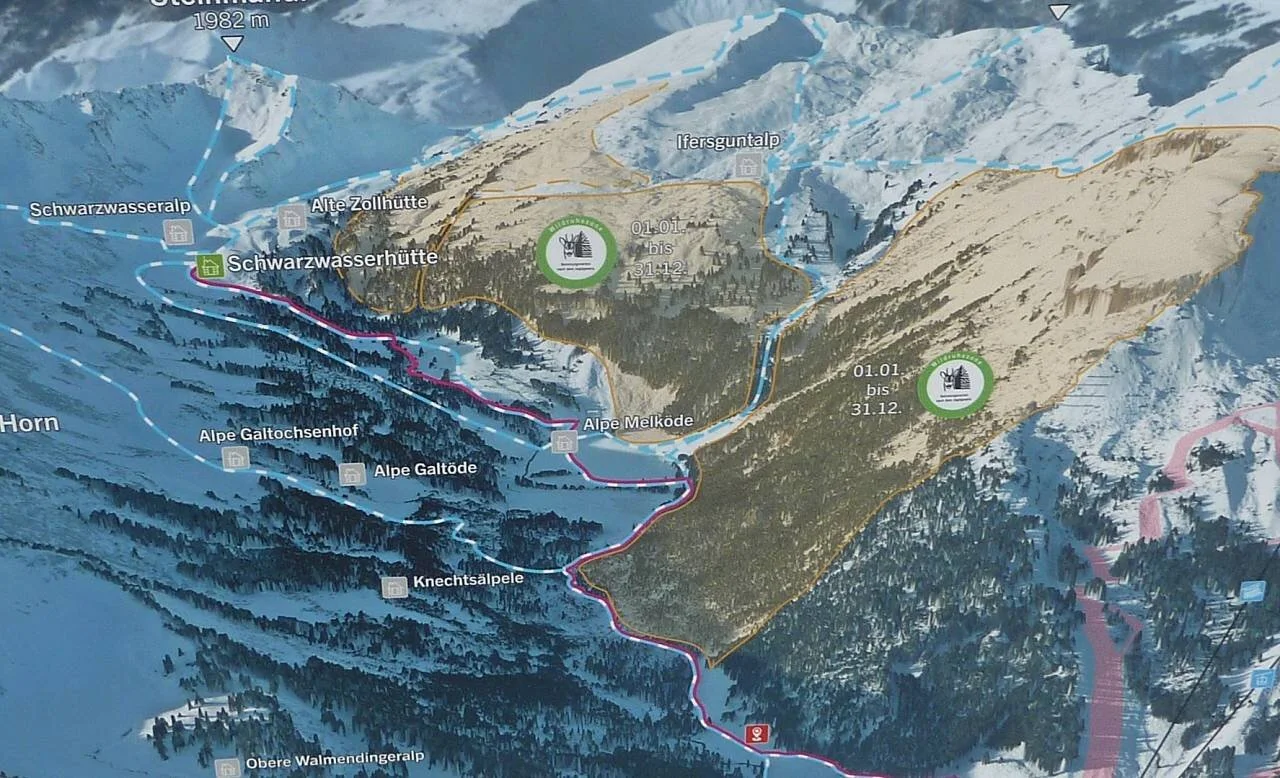 Im Bereich des Hohen Ifens | © M. Bischofberger