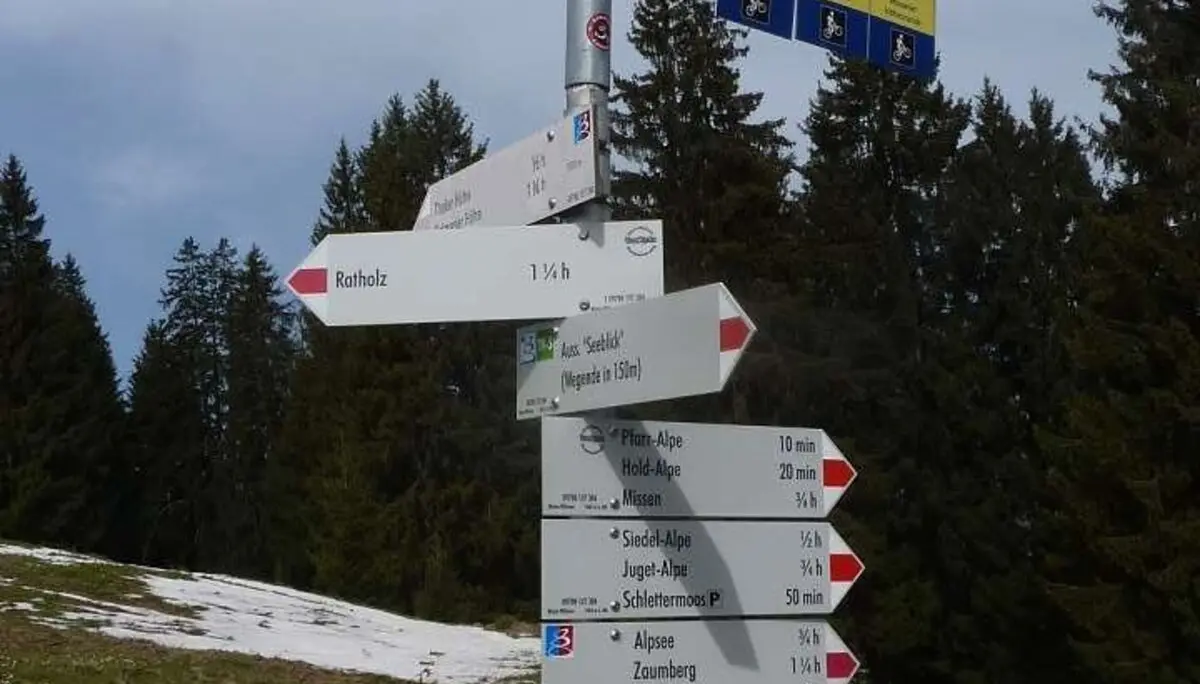 Großer Schilderwald | © M. Bischofberger