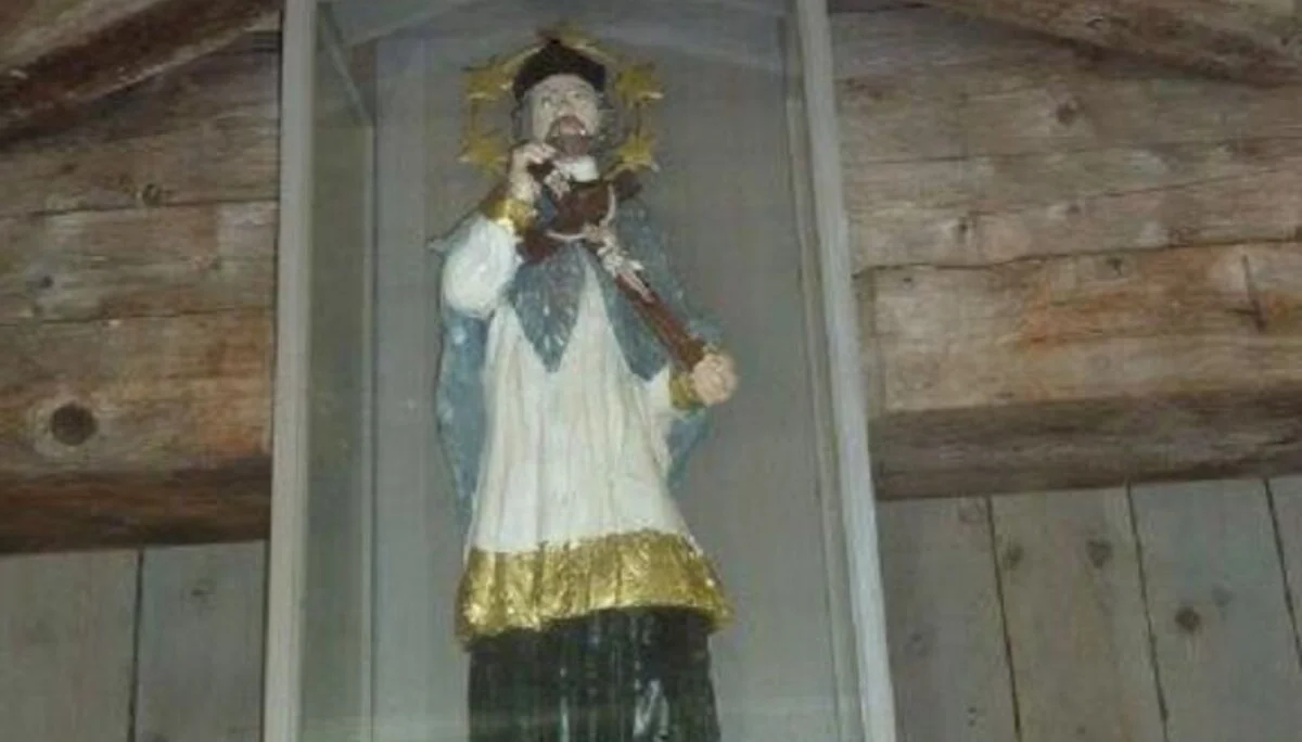 Nepomok, Brückenheilger,geb.1345 in Tschechien,zurbestrafung in der Moldau ertränkt, 1729 heilig gesprochen | © Max Bischofberger 