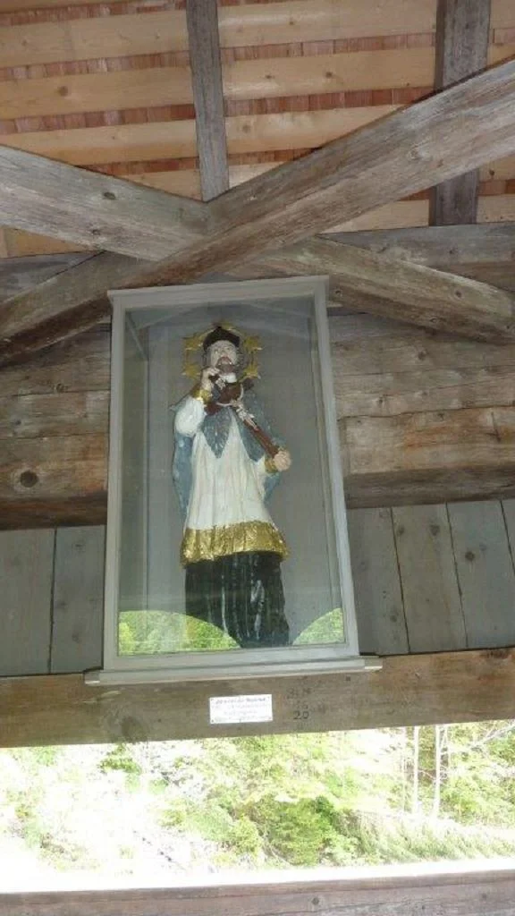 Nepomok, Brückenheilger,geb.1345 in Tschechien,zurbestrafung in der Moldau ertränkt, 1729 heilig gesprochen | © Max Bischofberger 