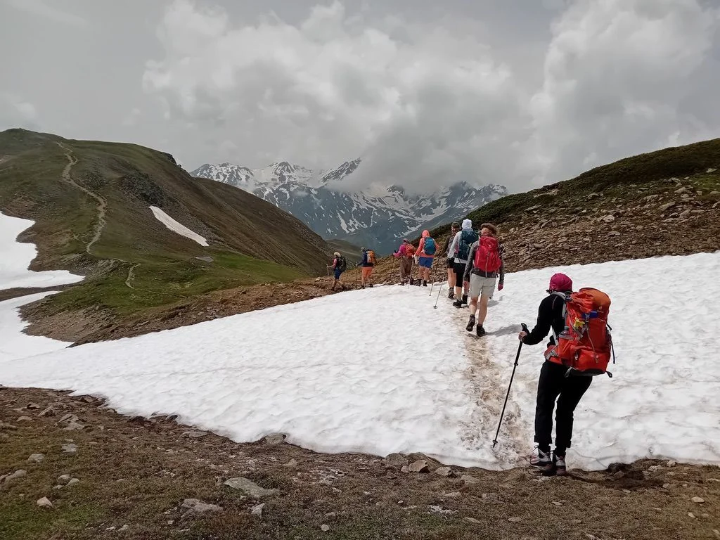 Über Schneefeld | © DAV Wangen