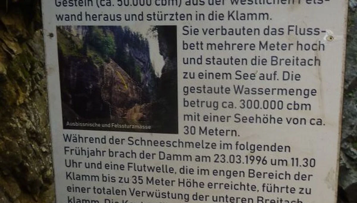 DAV-Senioren erkunden die Breitachklamm  | © Bischofberger Max