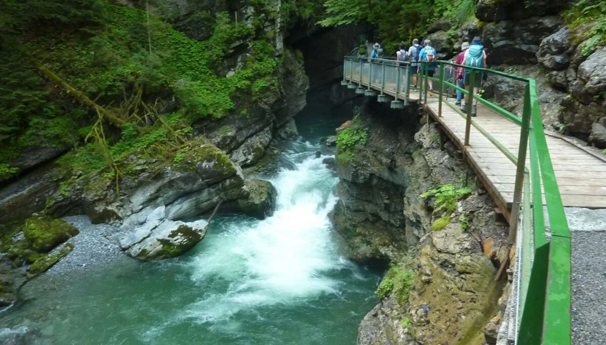 DAV-Senioren erkunden die Breitachklamm  | © Bischofberger Max