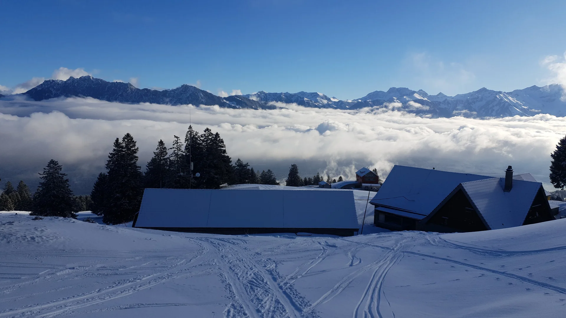 Kurz oberhalb vom Berghaus Malbun | © Hubert Beck