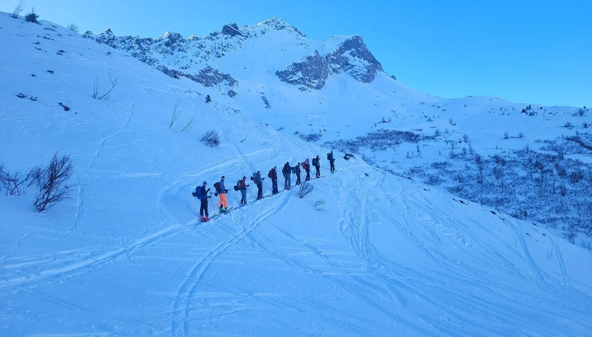 Skitouren Grundkurs in St. Antönien | © DAV Wangen
