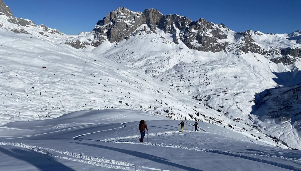 Skitouren Grundkurs in St. Antönien | © DAV Wangen