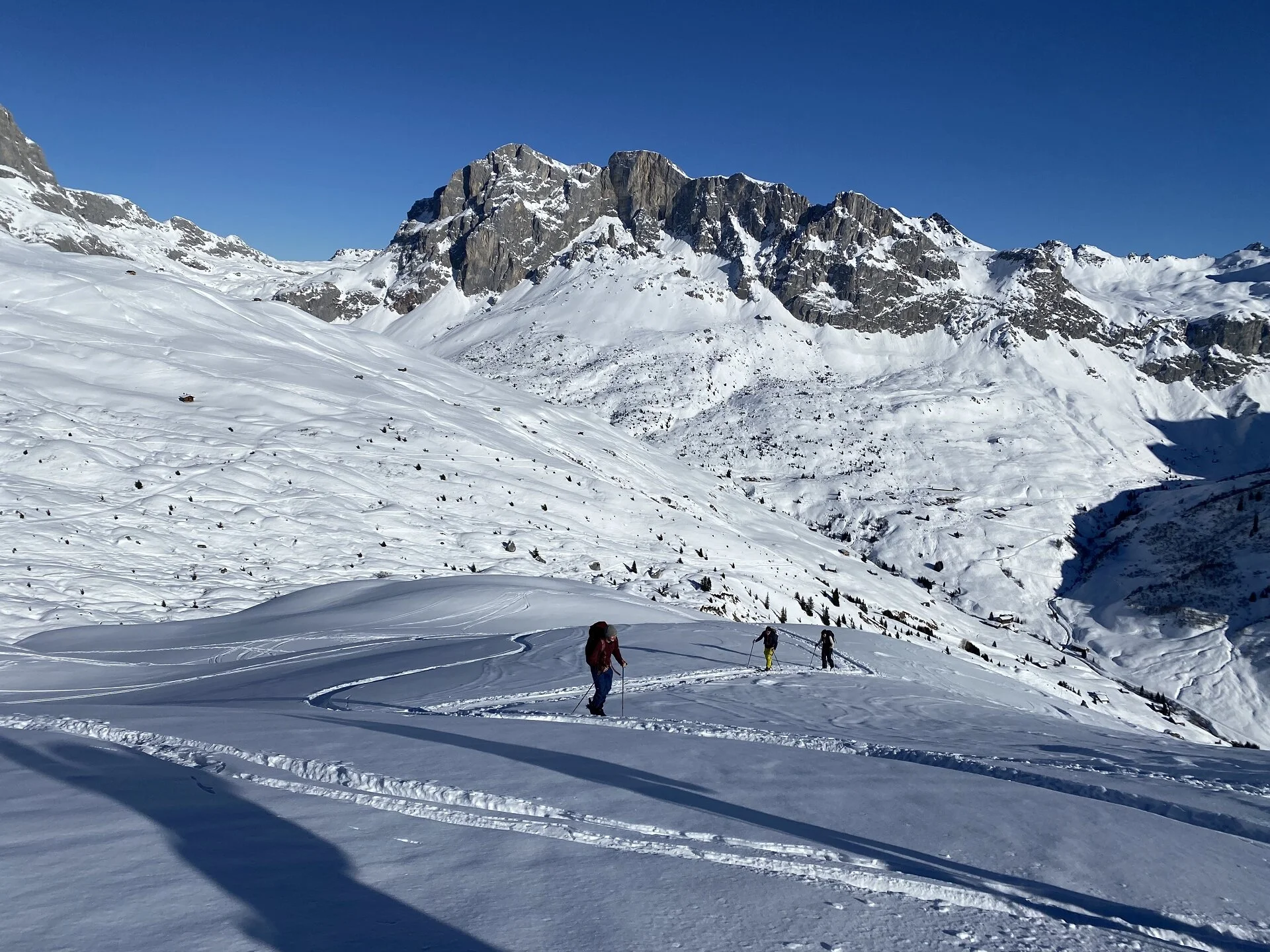 Skitouren Grundkurs in St. Antönien | © DAV Wangen