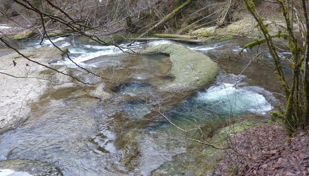 Blick auf ein Strudellloch | © Max Bischofberger