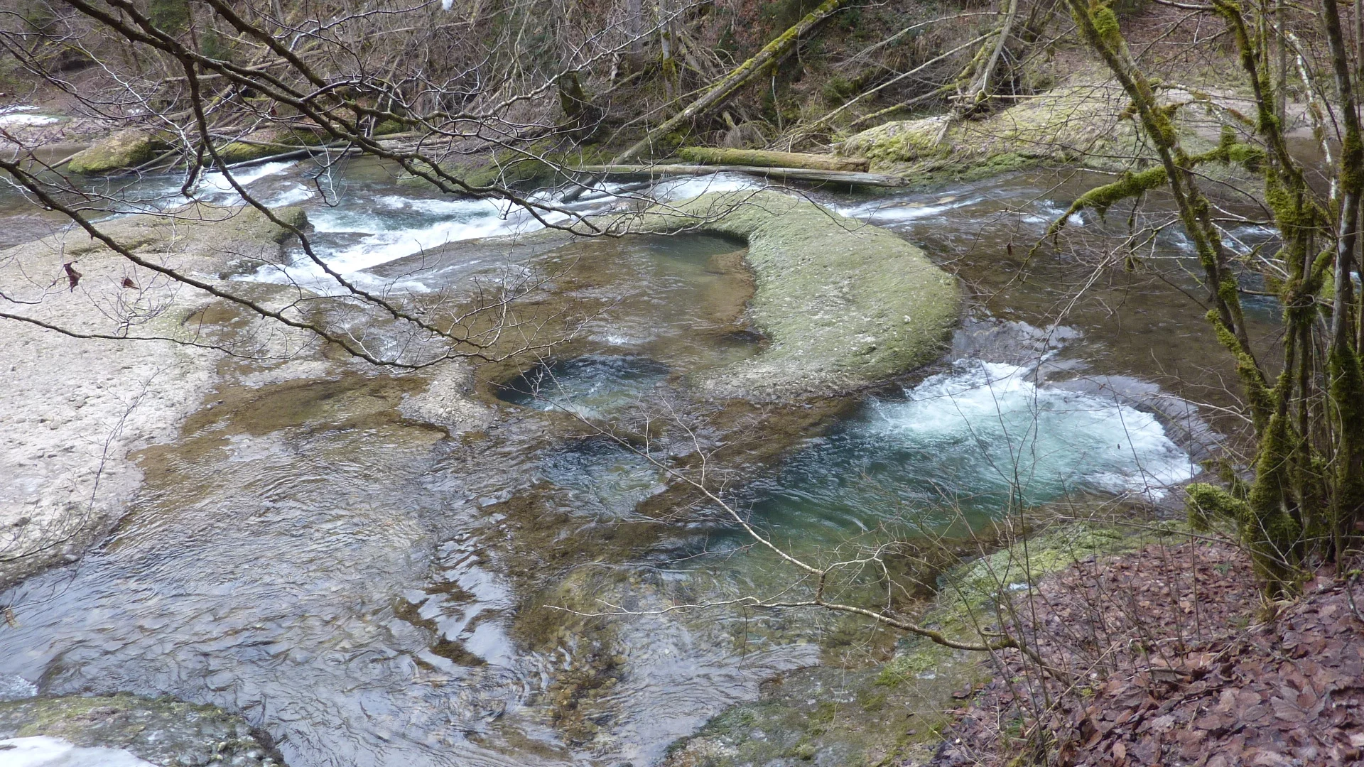 Blick auf ein Strudellloch | © Max Bischofberger