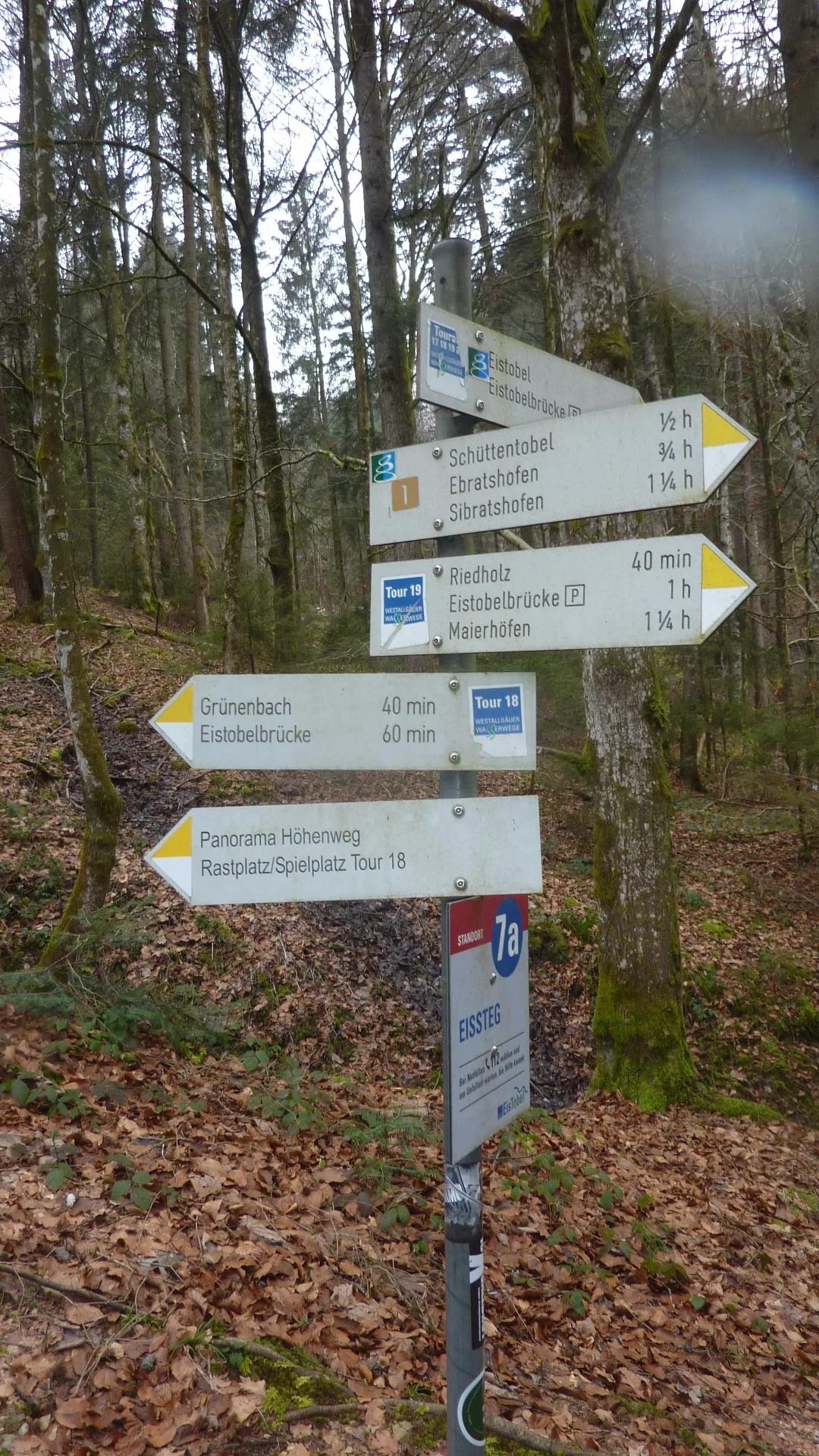 DAV-Senioren unterwegs im Eistobel | © Max Bischofberger