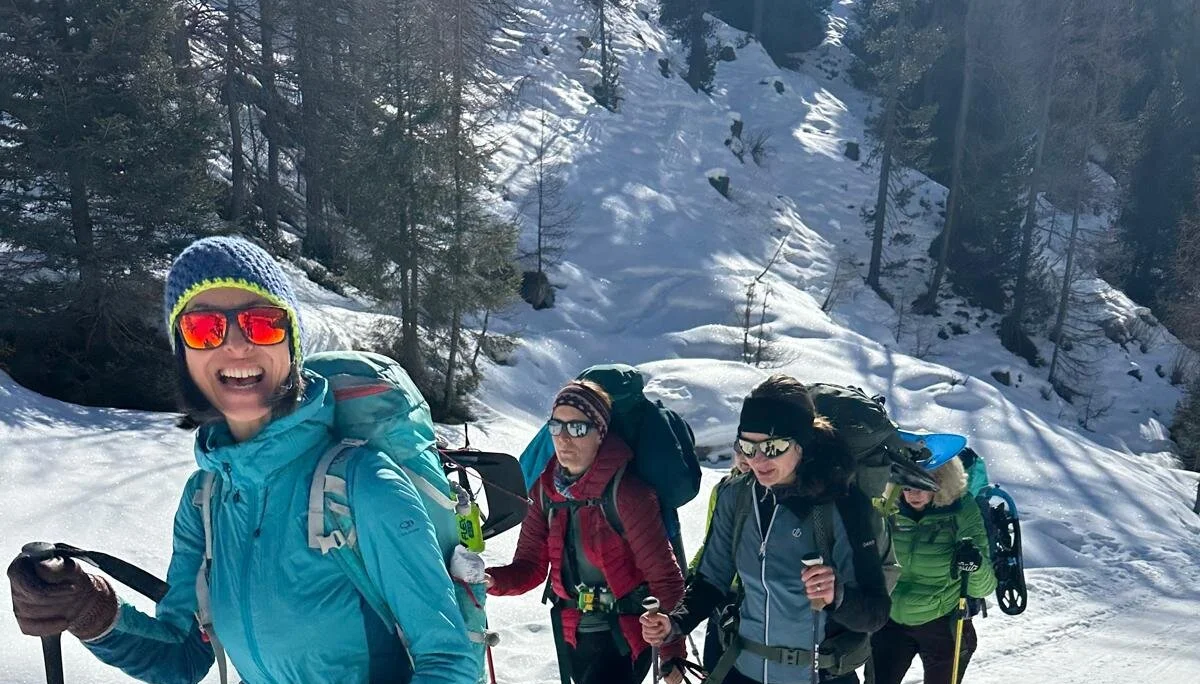 Schneeschuhwandern rund um die Schweinfurter Hütte | © Marcus Gutfrucht