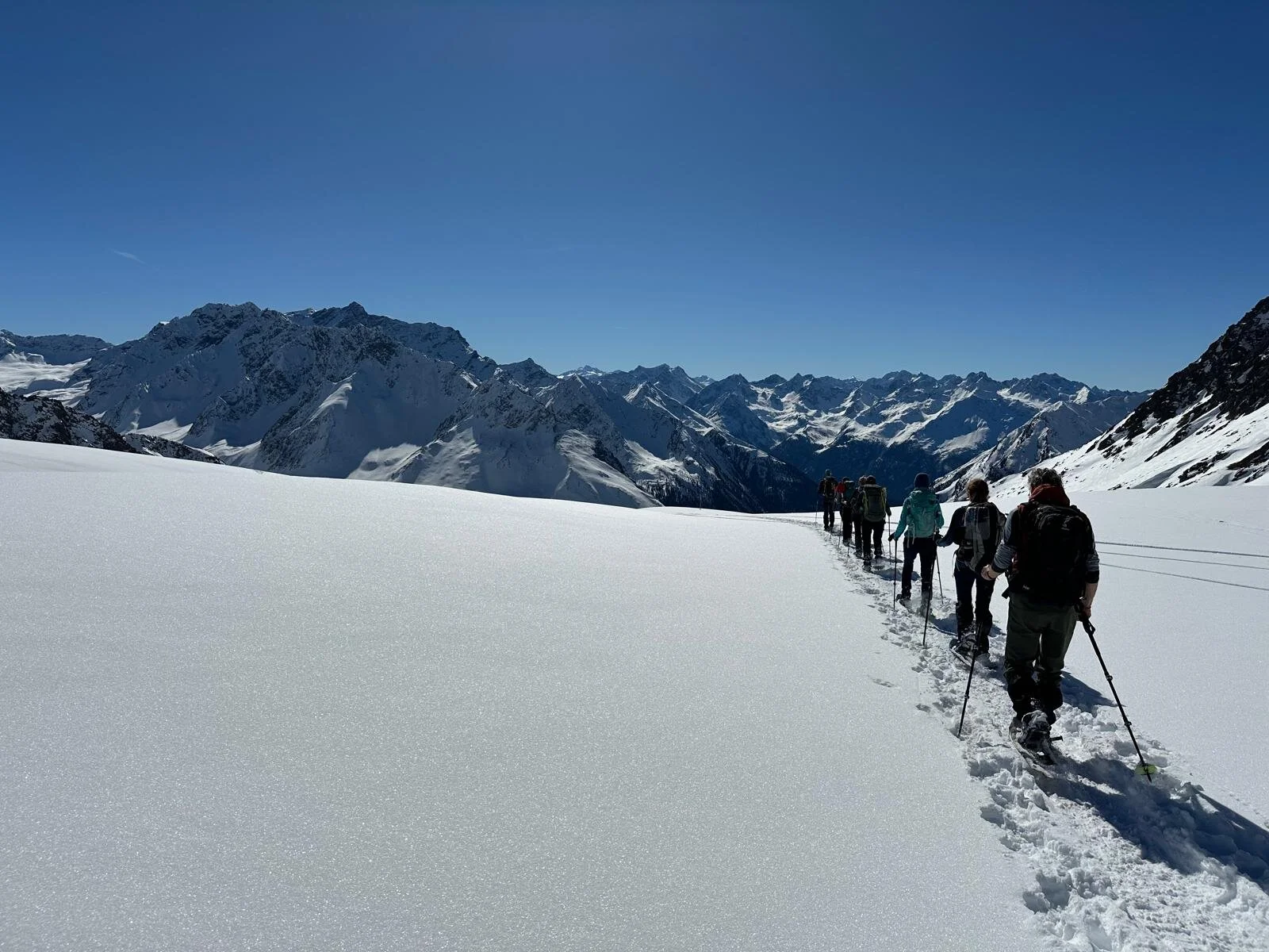 Schneeschuhwandern rund um die Schweinfurter Hütte | © Marcus Gutfrucht