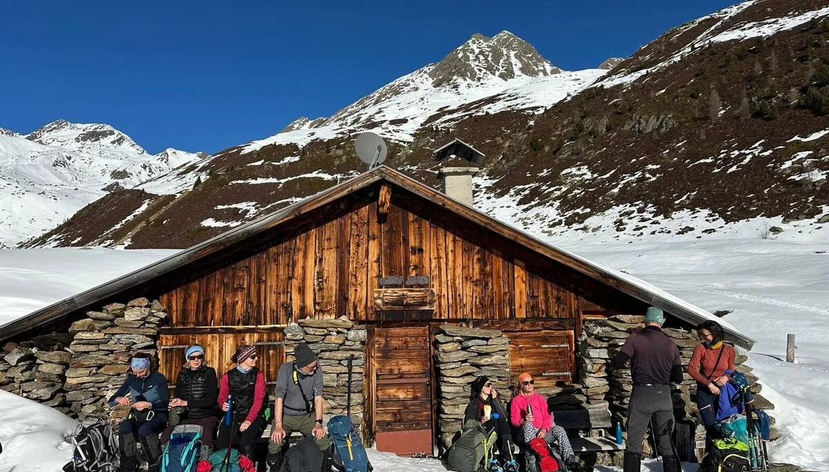Schneeschuhwandern rund um die Schweinfurter Hütte | © Marcus Gutfrucht