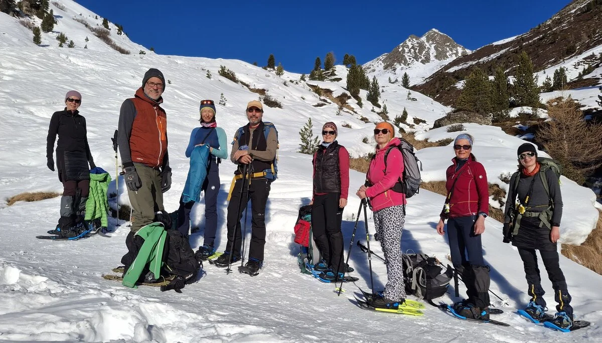 Schneeschuhwandern rund um die Schweinfurter Hütte | © Marcus Gutfrucht