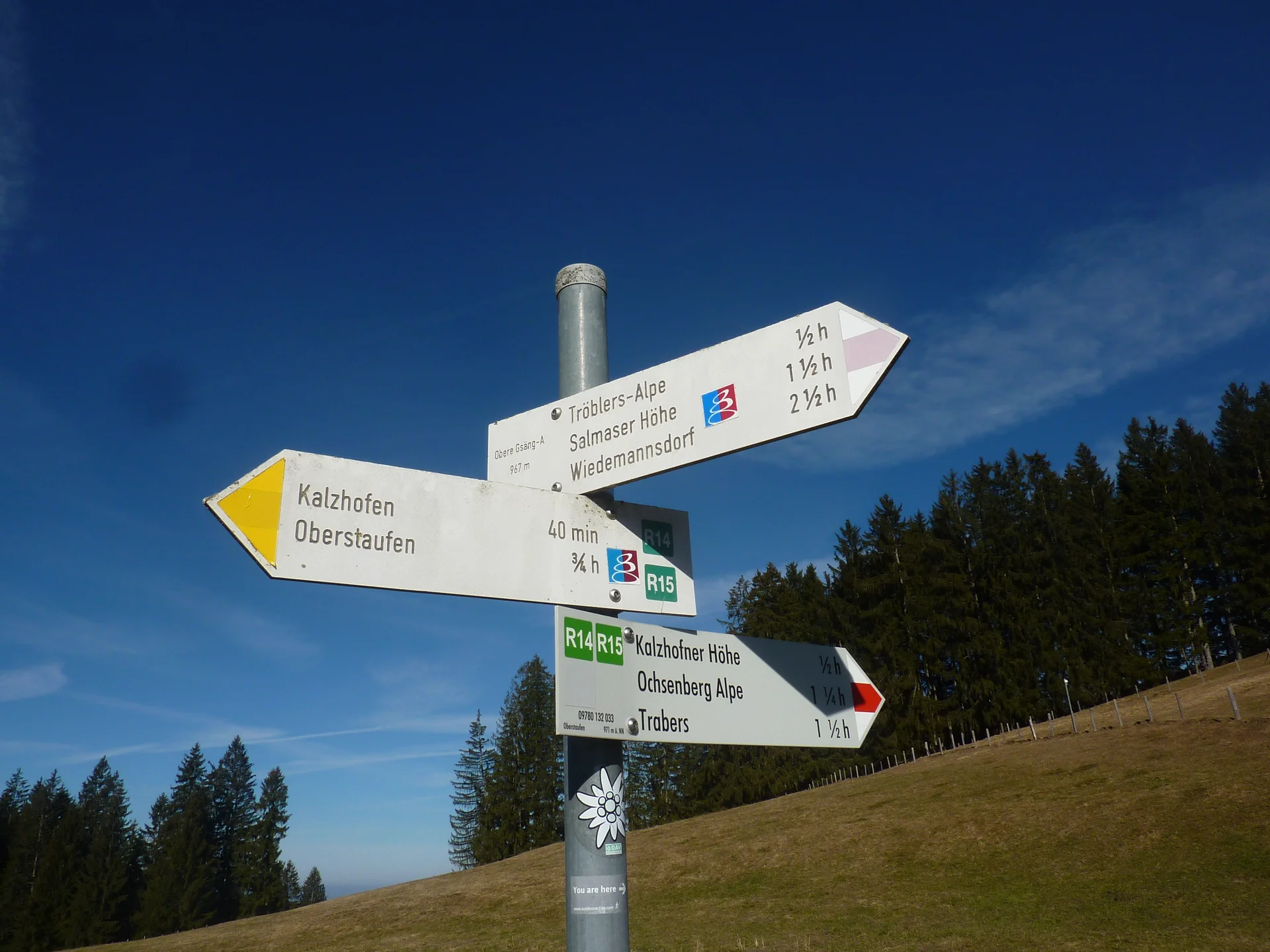 Wanderung über die Kalzhofer Höhe | © Max Bischofberger