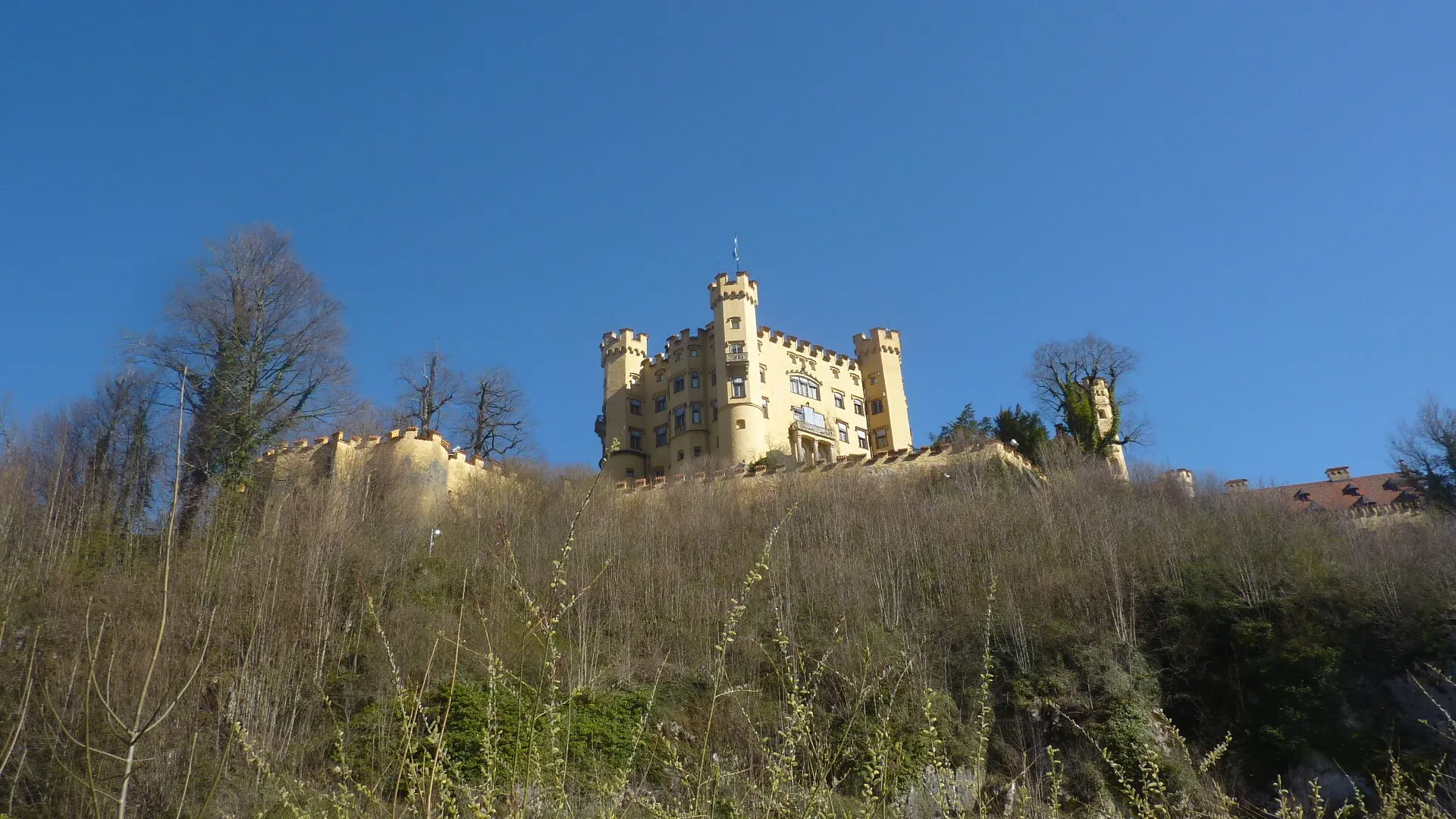 Schloss Hohenschwangau (vom Parkplatz 4 aus) | © Max Bischofberger