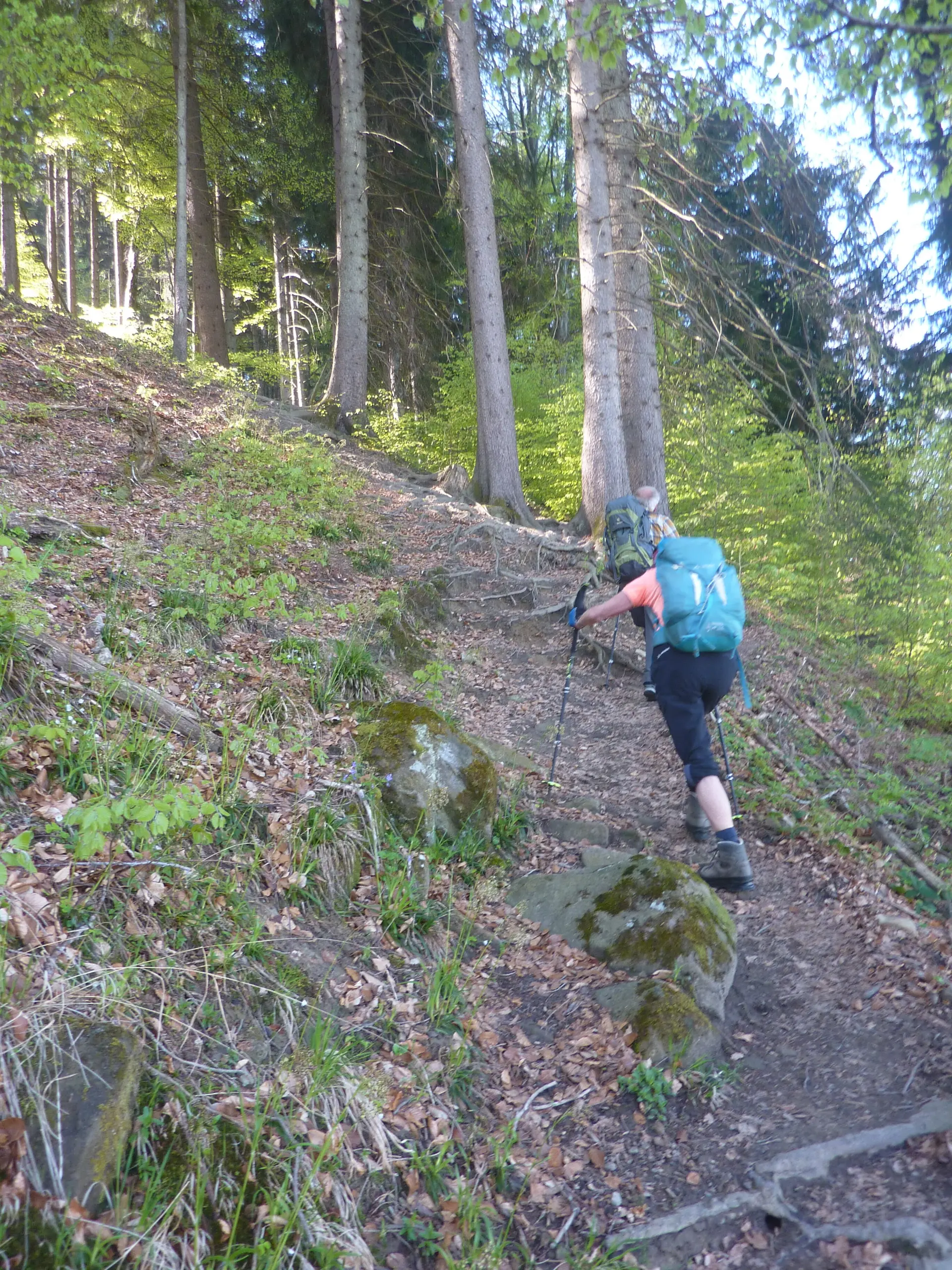 im Aufstieg | © Max Bischofberger