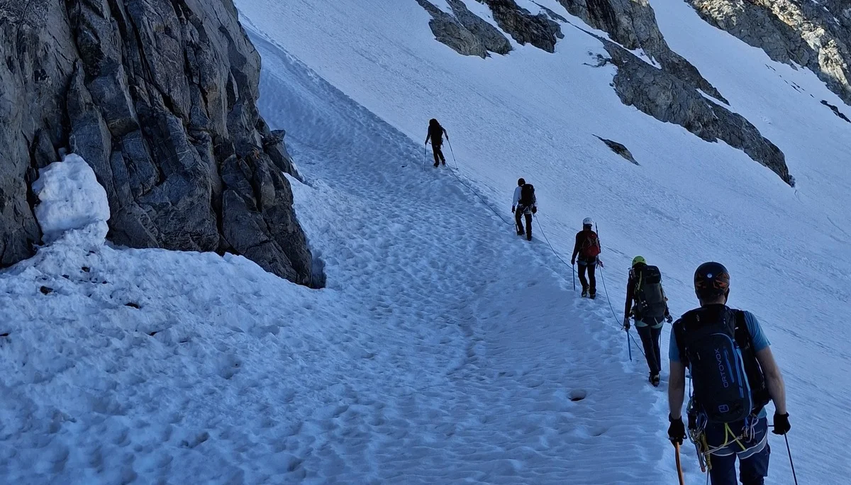 Überschreitung des Piz Morteratsch, 3751 m | © Marcus Gutfrucht