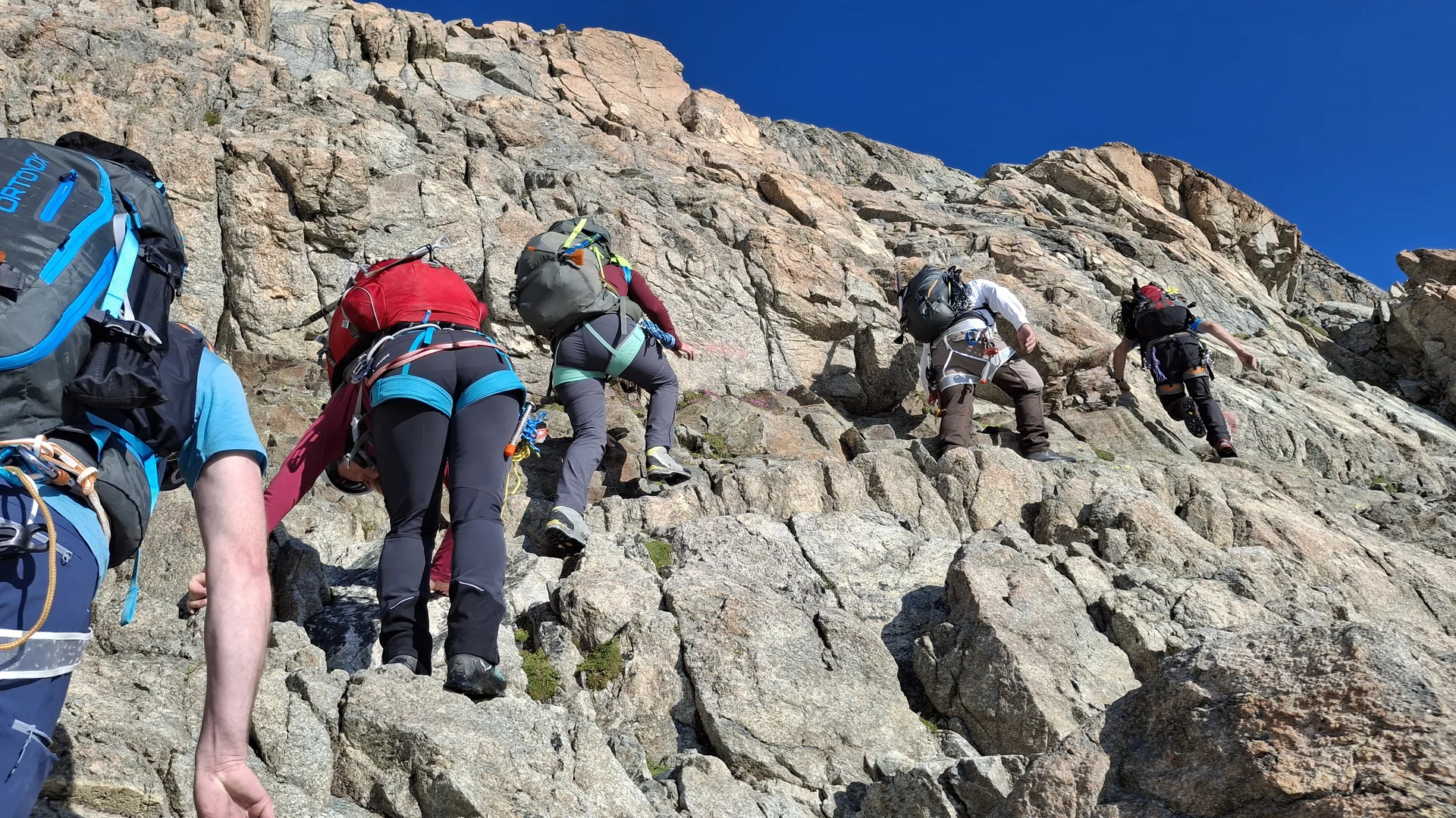 Überschreitung des Piz Morteratsch, 3751 m | © Marcus Gutfrucht