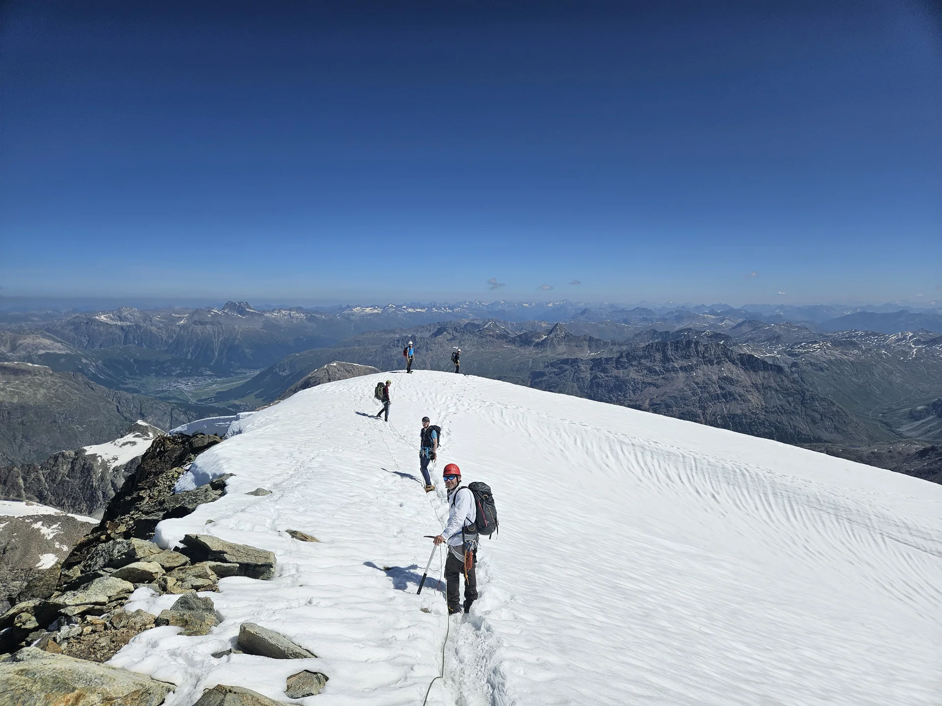 Überschreitung des Piz Morteratsch, 3751 m | © Marcus Gutfrucht