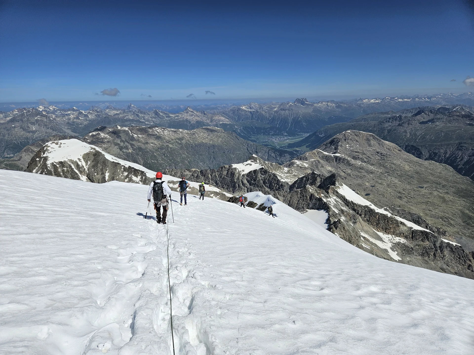Überschreitung des Piz Morteratsch, 3751 m | © Marcus Gutfrucht