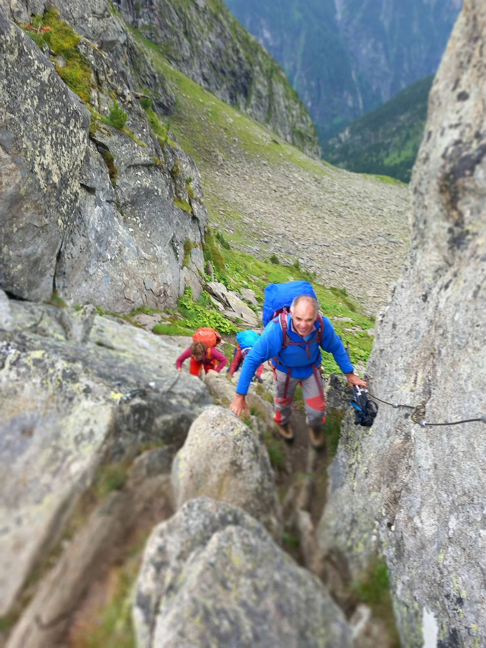 Berliner Höhenweg – nichts für unerfahrene Wanderer ! | © Tourenteilnehmer