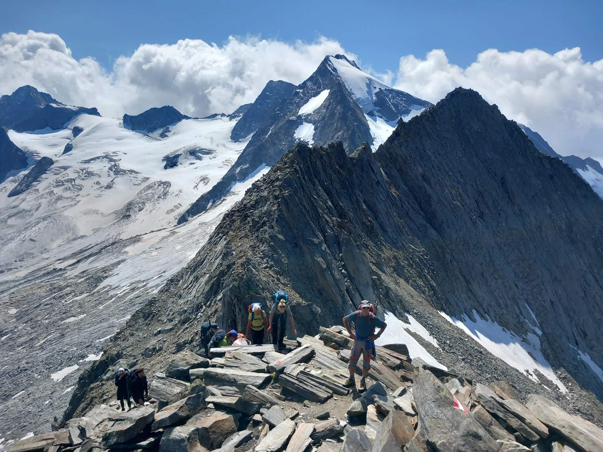 Berliner Höhenweg – nichts für unerfahrene Wanderer ! | © Tourenteilnehmer