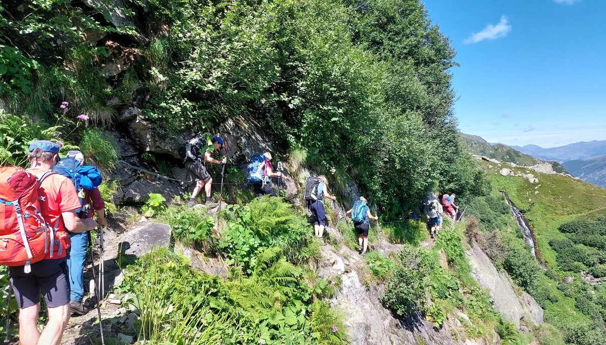 Berliner Höhenweg – nichts für unerfahrene Wanderer ! | © Tourenteilnehmer