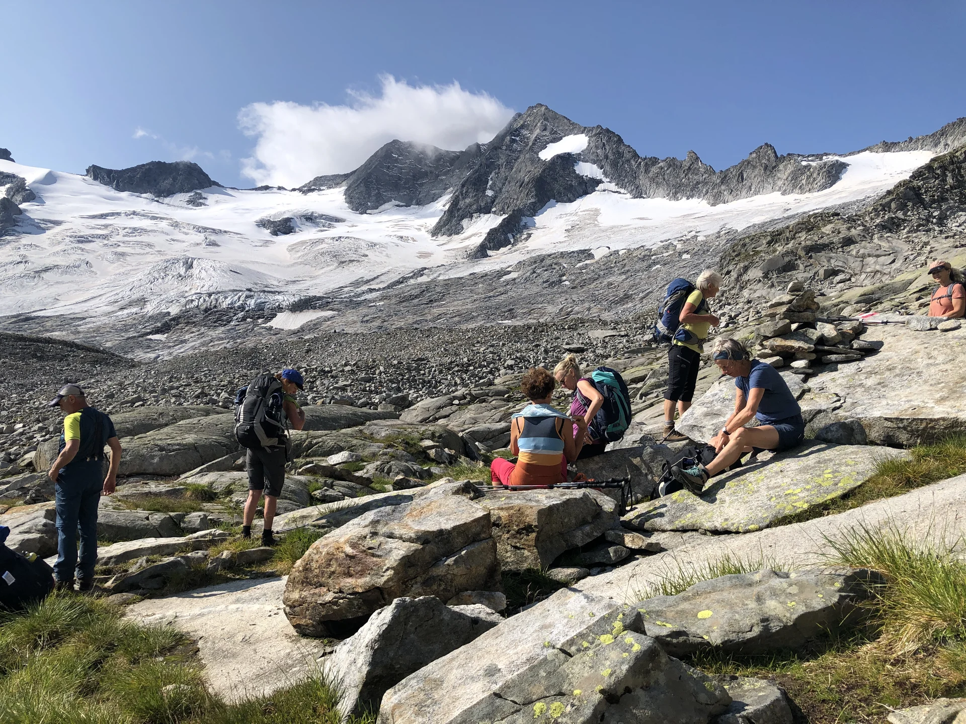 Berliner Höhenweg – nichts für unerfahrene Wanderer ! | © Tourenteilnehmer