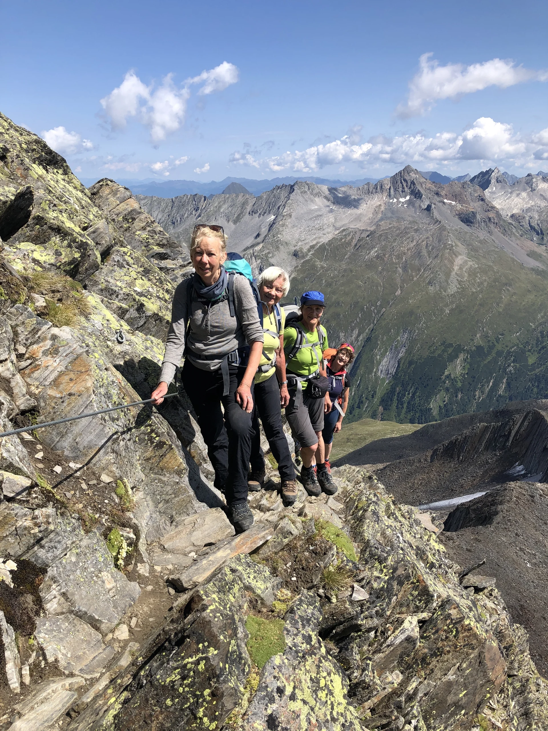 Berliner Höhenweg – nichts für unerfahrene Wanderer ! | © Tourenteilnehmer