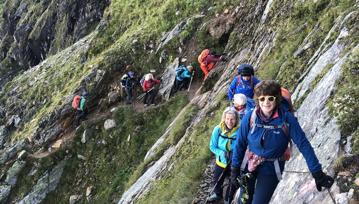 Berliner Höhenweg – nichts für unerfahrene Wanderer ! | © Tourenteilnehmer