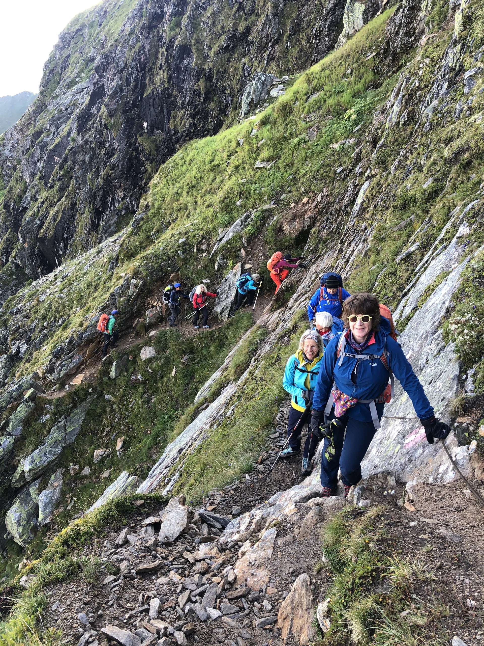 Berliner Höhenweg – nichts für unerfahrene Wanderer ! | © Tourenteilnehmer