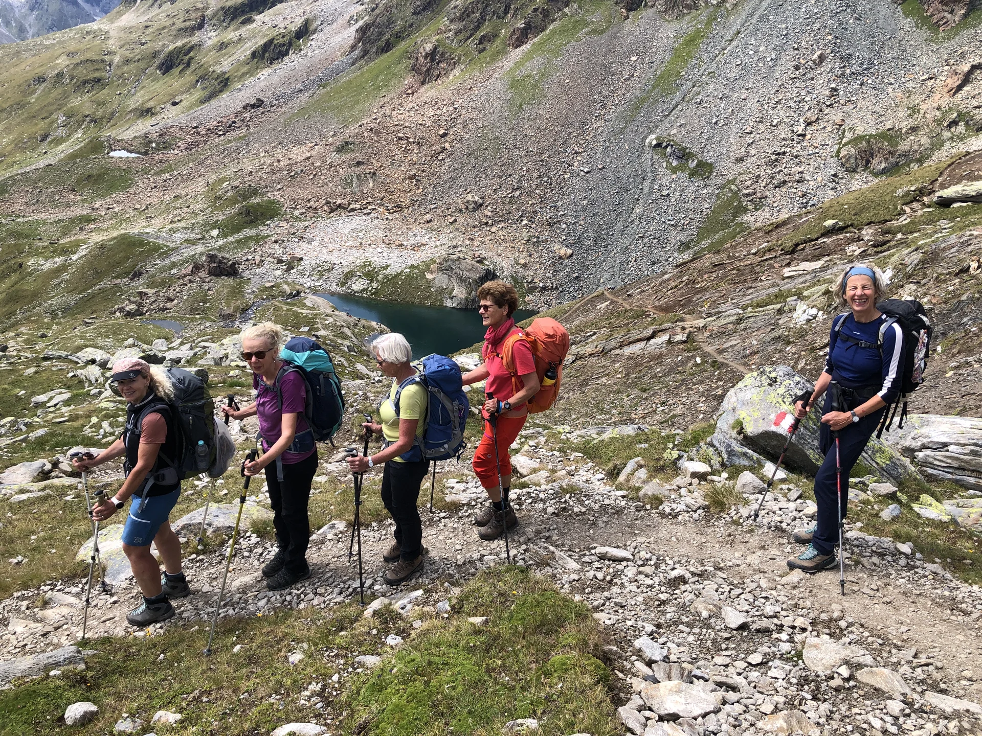 Berliner Höhenweg – nichts für unerfahrene Wanderer ! | © Tourenteilnehmer