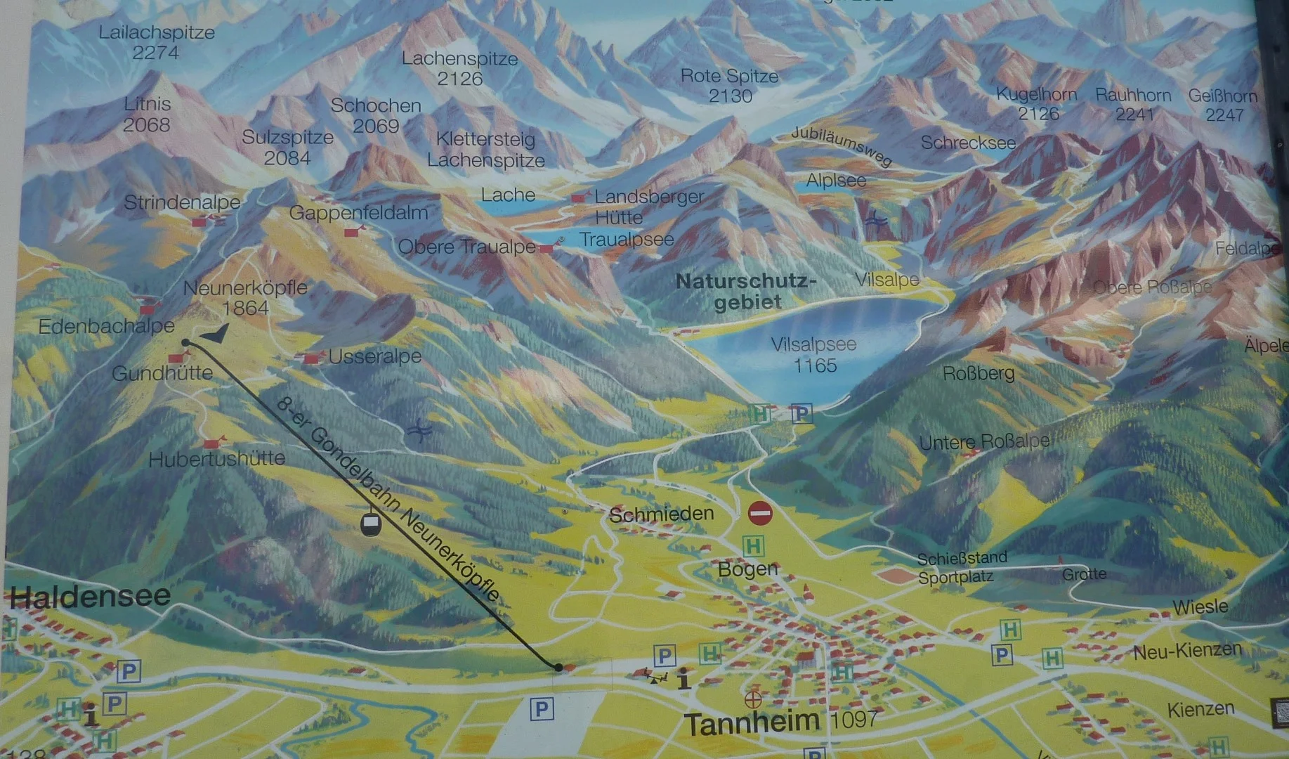 Tannheim und Umgebung | © Max Bischofberger