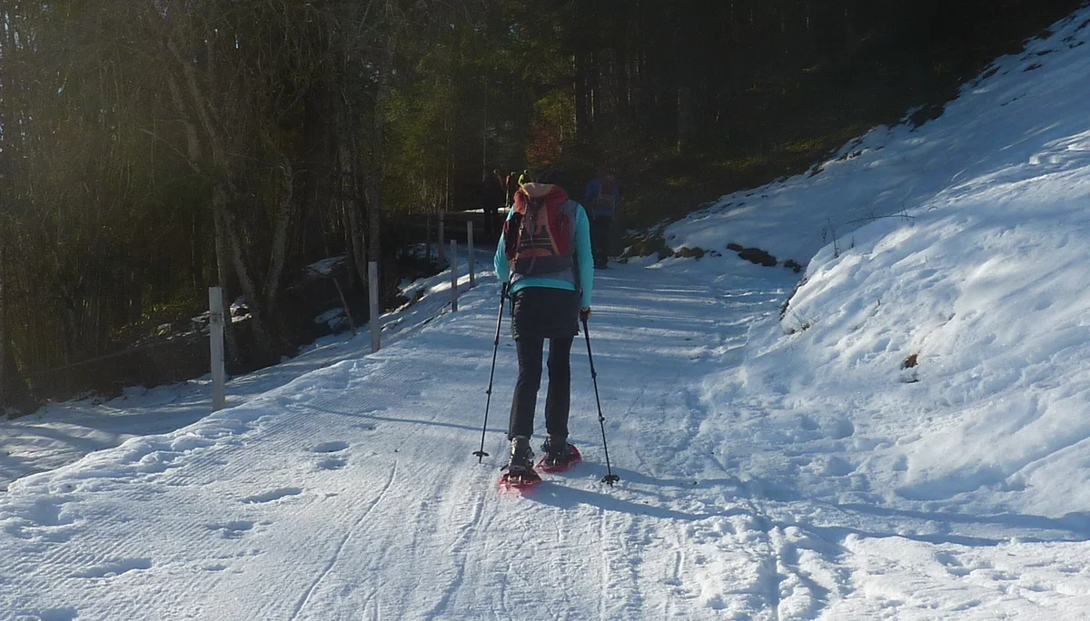 Schneeschuhwanderung bei Schwarzenberg | © Max Bischofberger