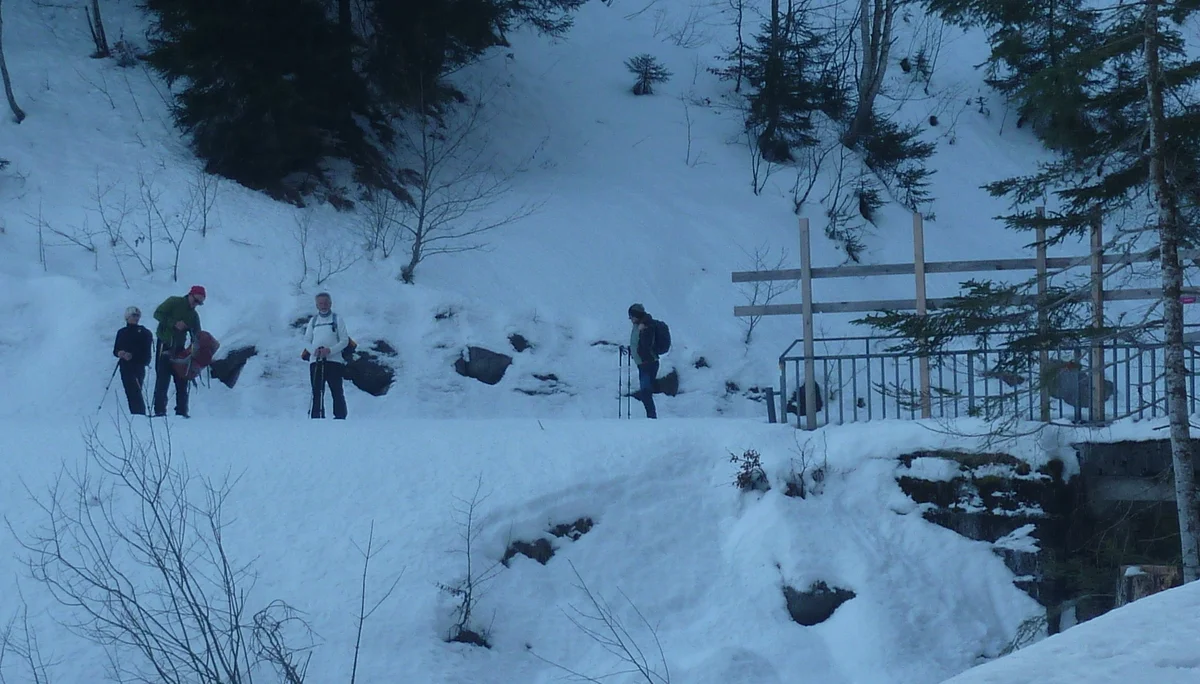 Schneeschuhwanderung bei Schwarzenberg | © Max Bischofberger