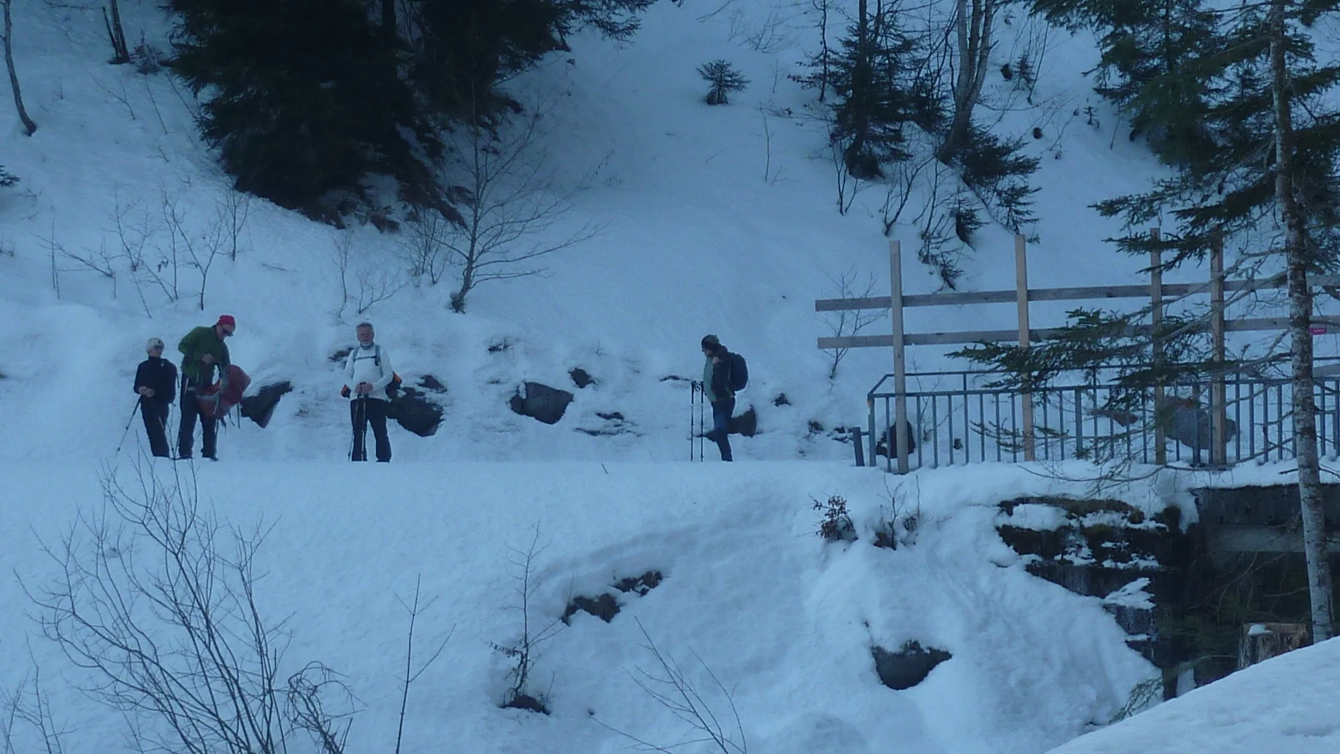 Schneeschuhwanderung bei Schwarzenberg | © Max Bischofberger