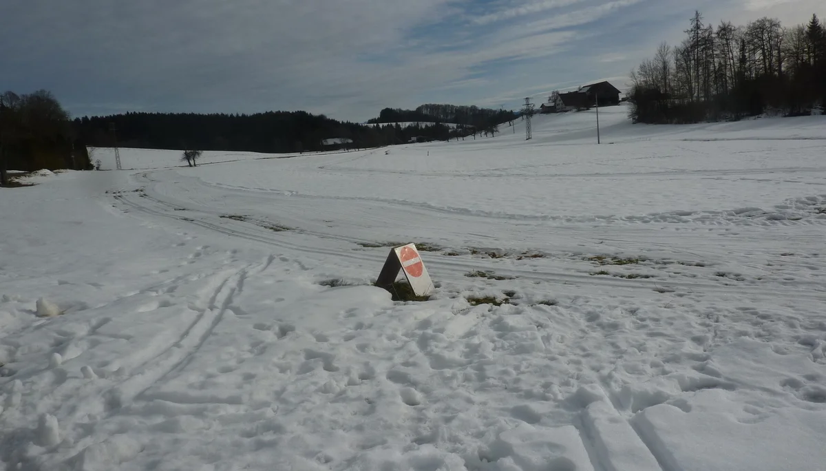 idesolate Spur  neben dem Vereinsheim | © Max Bischofberger