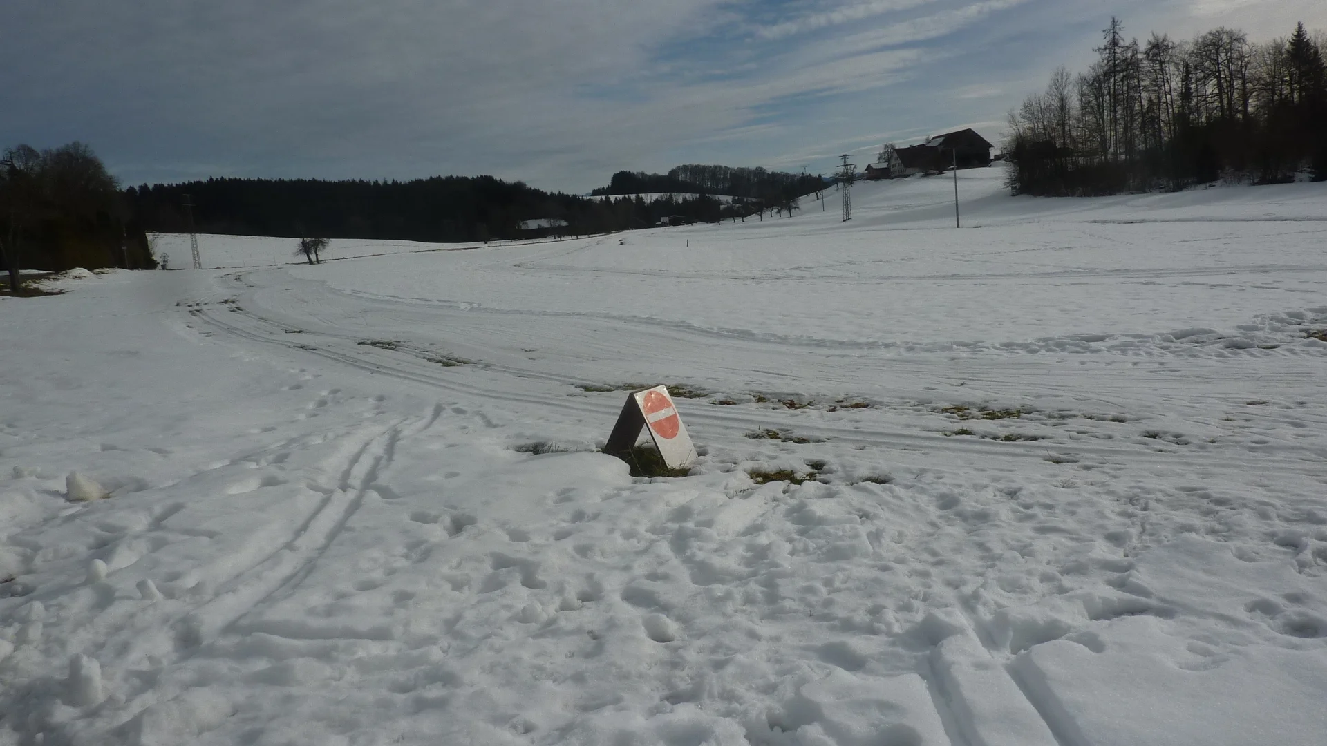 idesolate Spur  neben dem Vereinsheim | © Max Bischofberger