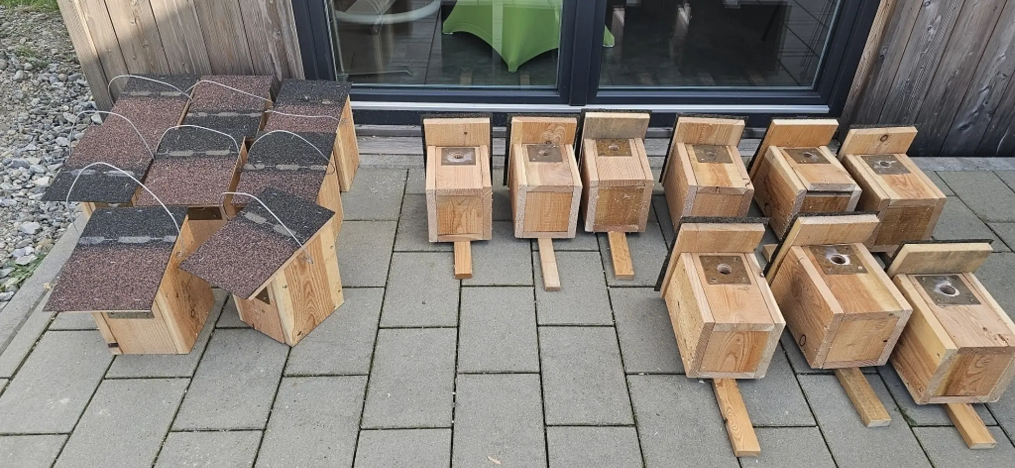 Nistkastenbau mit der Familiengruppe | © Nina Veller