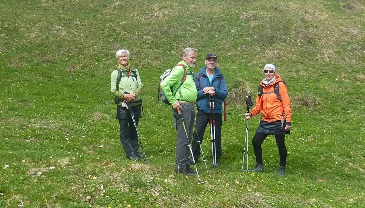 DAV-Senioren unterwegs bei Steibis | © Max Bischofberger
