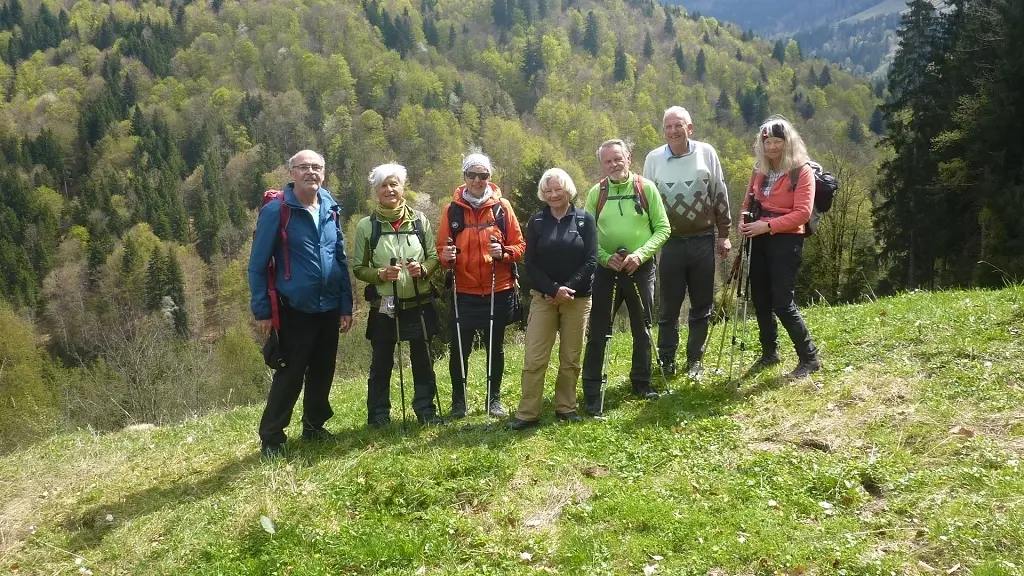 DAV-Senioren unterwegs bei Steibis | © Max Bischofberger